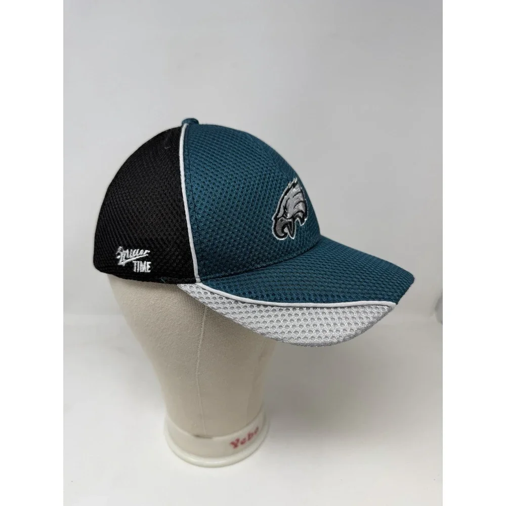 Vintage Miller Time Philadelphia Eagles Hat Adjustable‎ Back